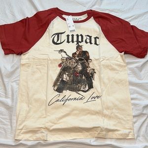 Tupac raglan t-shirt